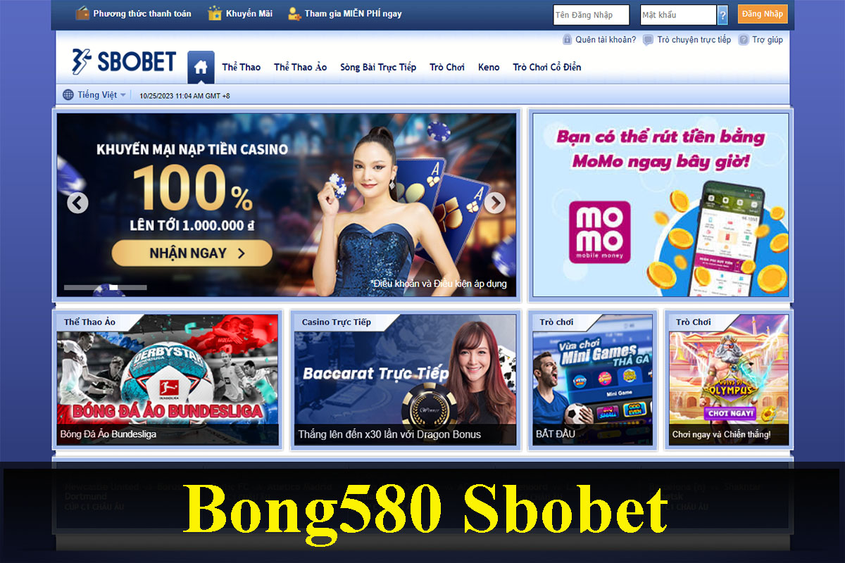 Bong580.com Trang thay thế vào Sbobet chính thức